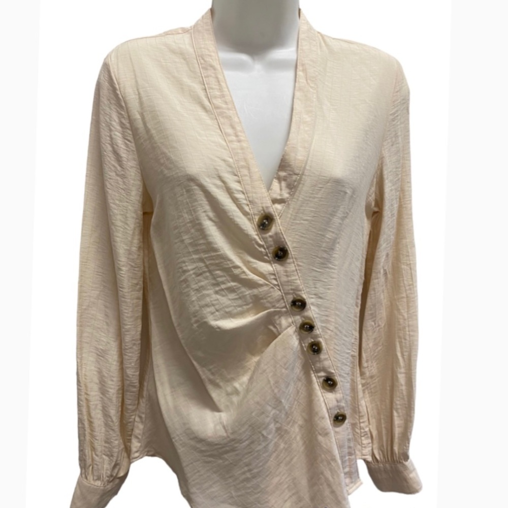 ASTR Light Apricot Color Blouse